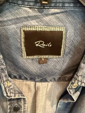 Rails Blue Denim Women's Shirt